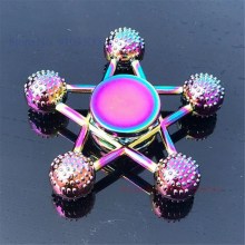 Colorful Metal Toy Fidget Spinner for Adult Children Anti-Anxiety ADHD Relieves Stress Creative Finger Spinner Boy Birthday Gift