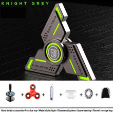 Luminous Alloy Metal Fidget Spinner R188 Mute Smooth Bearing Hand Spinner Stress Relief Fidget Toys For Children Adult