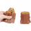 Squeeze Rubber Squirrel Cup Childrens Toy Evil Decompression Tree Stump Oak Telescopic Pen Holder Game 2