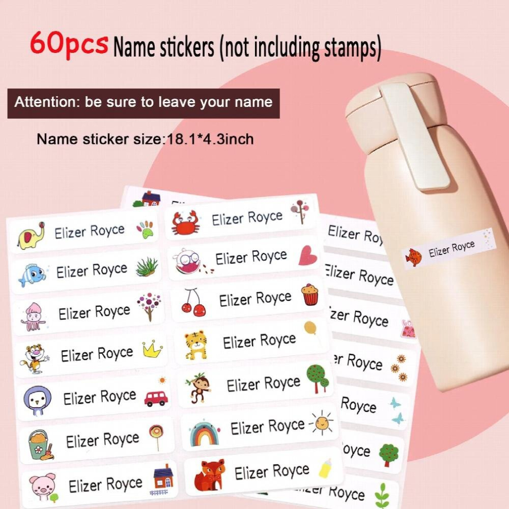 Name Stamp For Baby Childrens Teacher Clothing DIY Personalized Name Seal Stamps for Clothes Daycare Kindergarten