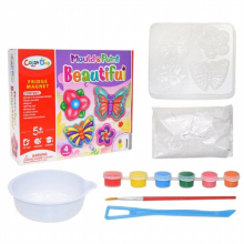 DIY Plaster Mould Refrigerator Magnets Set Lovely Colored Drawing Module for Children