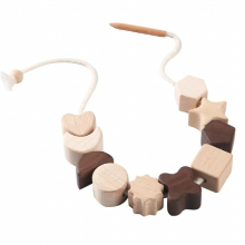 Creative DIY Stringing Toys for Girls and Boys Wooden Hand Beading for Kids Childrens Handicrafts Newborns Accessories Gift