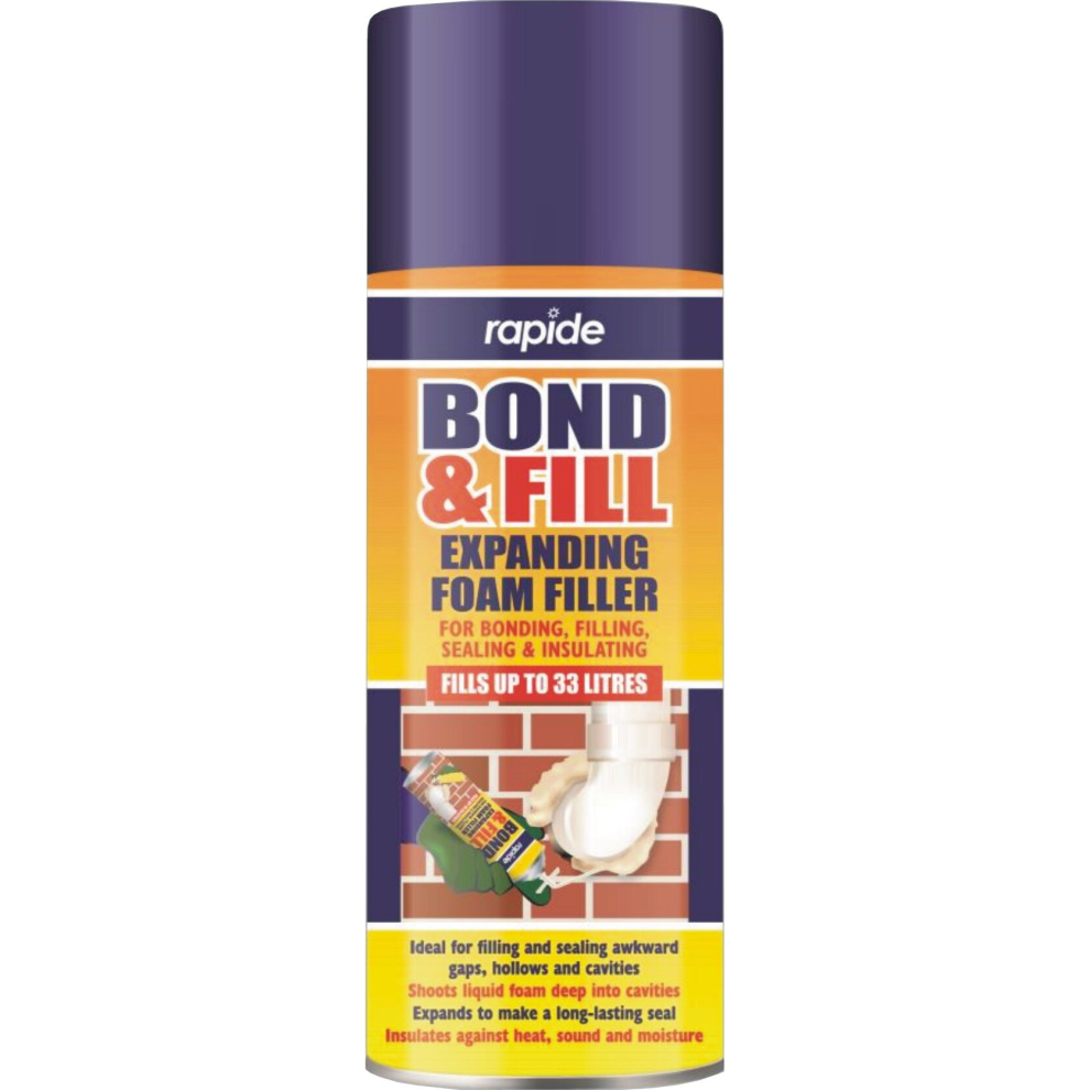 500ML BOND AND FILL EXPANDING FOAM GAP FILLER SPRAY