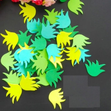 1bag/LOT.Foam coconut tree without stickers Creative activity items Room Kindergarten ornament Early learning educational toy