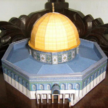 World Famous Buildings Architecture Series Mosques Temples Castle Building 3D Paper Model DIY Toy