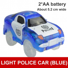 Glowing In The Dark Magical Tracks Luminous Racing Track Car With Colored Lights Plastic Flexible Track Creative Toys For Kids