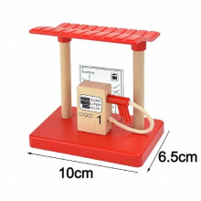 Wooden Train Track Bridge Tunnel Uphill Biro Wooden Railway Accessories Racing Tracks Fit For Educational Toys For Kids