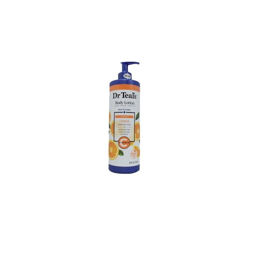 Dr Teal's Body Lotion Citrus White - 532mL