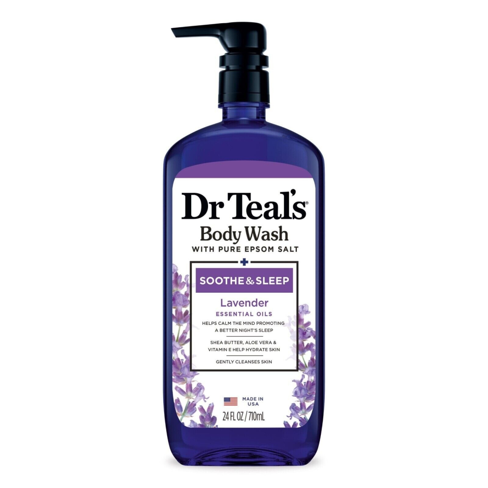 Lavender Dr Teals Soothe & Sleep Body Wash With Pure Epsom Salt - 710Ml