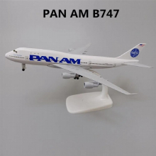 Alloy Metal Air Pan American World Airways PAN AM Boeing 747 B747 Diecast Airplane Model Plane Southwest KLM Aircraft