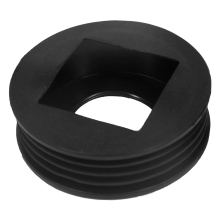 Rainwater Downpipe Adaptor 65mm Square / 68mm Round Pipe to 110mm Soil Waste Drain Connector