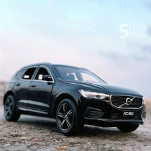 1:32 VOLVOs XC60 Alloy Car Model Diecast & Toy Vehicles Metal Car Model Sound and Light Simulation Collection Childrens Toy Gift