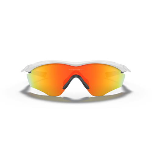 Oakley Oakley M2 Frame Xl Eyewear Sunglasses Fire Iridium Lenses Polished White Frame 1