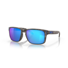 Oakley Holbrook Eyewear Sunglasses Sapphire Polarized Lenses Matte Black Tortoise Frame