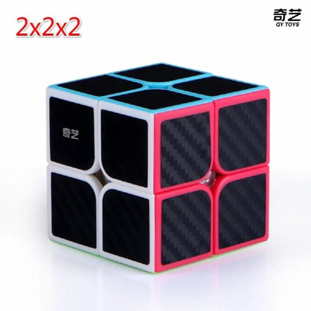 Qiyi Carbon Fiber Cube Magic 2x2x2 3x3x3 Speed Cube 4x4x4 5x5x5 Skew SQ-1 Pyramid Cube X-CUBE Leaf Puzzle Neo Cubo Magico-image-OPC-PCZRNJV-NEW