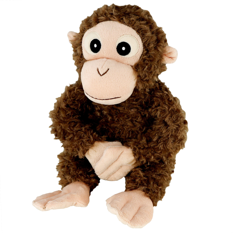 The Magic Toy Shop 8 inch Brown Hanging Orangutan Plush Cuddly Teddy Stuffed Wild Animal Kids Soft Toy