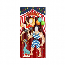 Funny Toss Game Banner Large Throwing Game Banner for Carnival Games Toys Party Decoration Photo Props Party Favors Kids Adults
