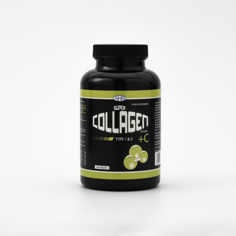 Photos - Vitamins & Minerals AHS Super Collagen + Vit C for Men
