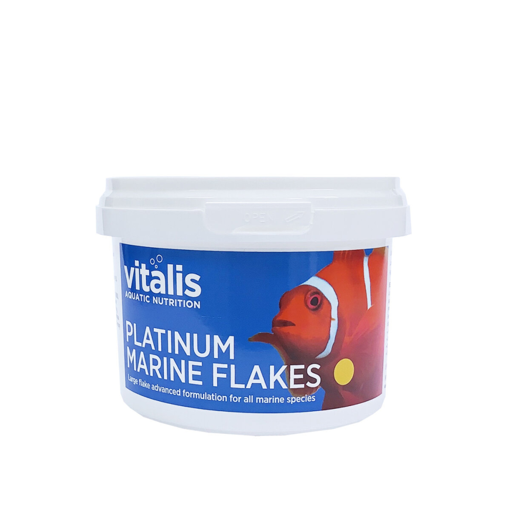 (22g) Vitalis Platinum Marine Fish Flakes Aquarium Food