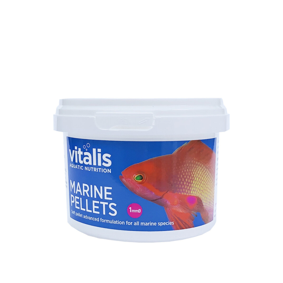 Vitalis Aquatic Nutrition (140G) Vitalis Marine Extra Small Pellets Reef Fish Food 1Mm Size