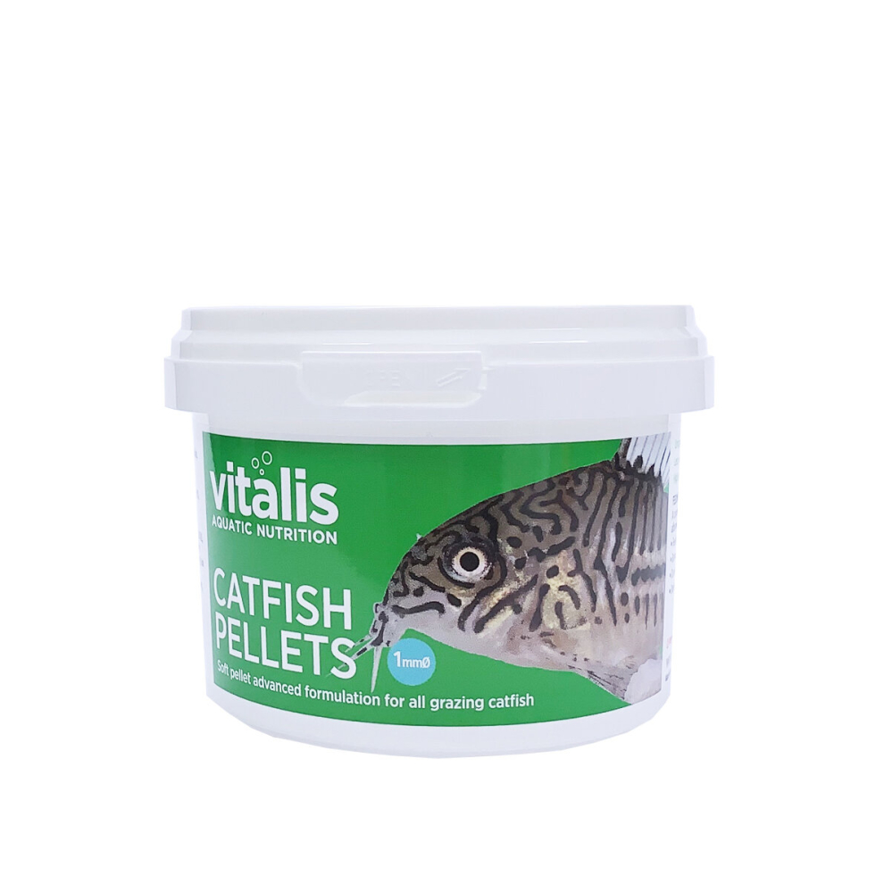 (140g) Vitalis Tropical Catfish Pellet Extra Small Fresh Water 1mm Fish Food