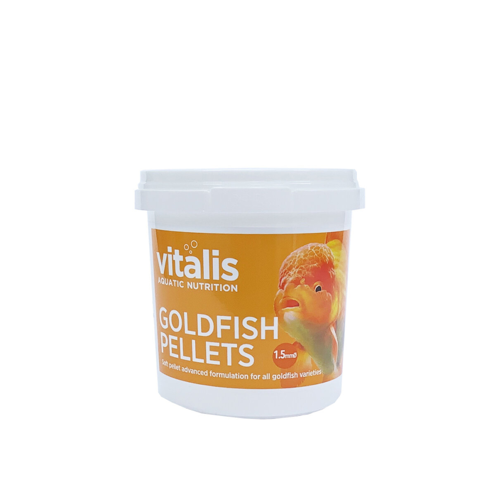 (70g) Vitalis Glodfish Pellet 1.5mm Food Coldwater Aquarium Fish Tank Pellets Feed