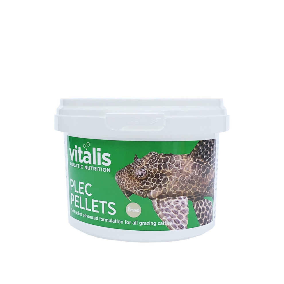 Vitalis Aquatic Nutrition (160G) Vitalis Pleco Pellets Aquarium Fish Tank Algae Eater Food