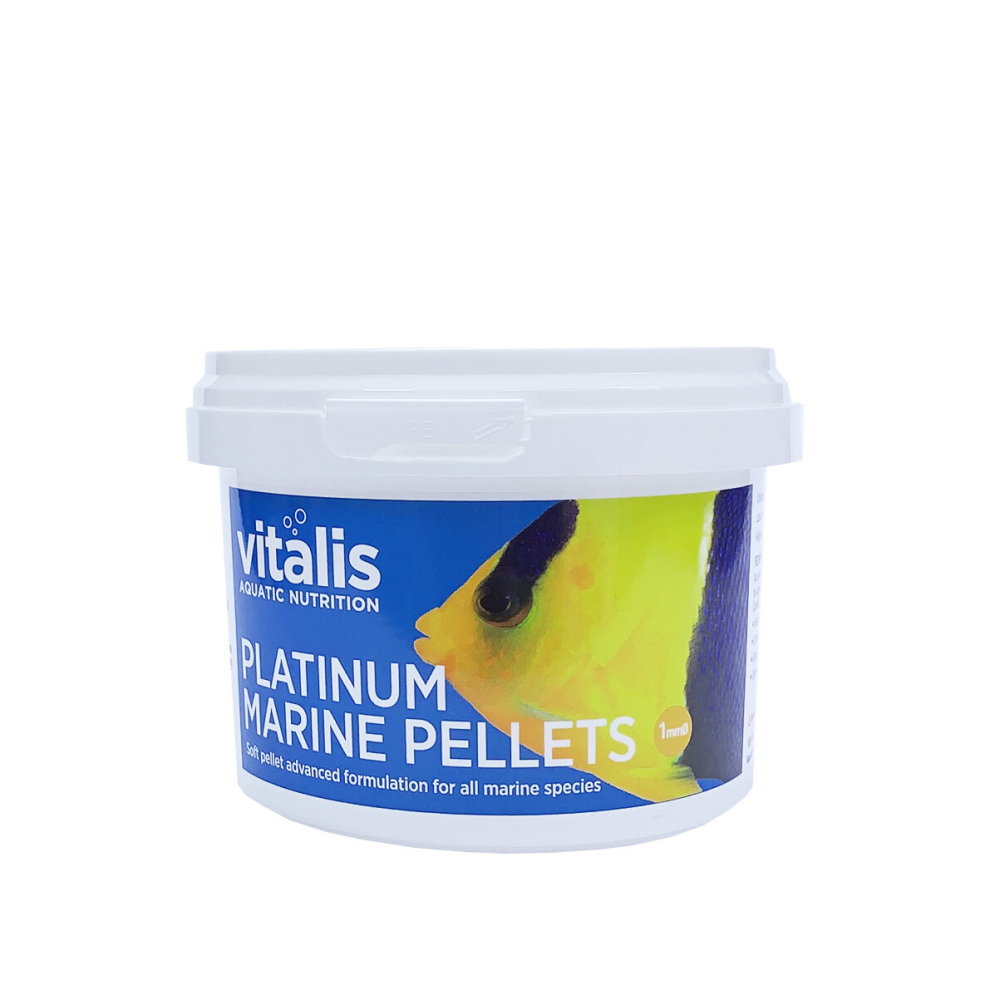 (140g) Vitalis Platinum Marine Extra Small 1mm  Pellets Reef Aquarium Fish Food