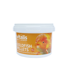 (140g) Vitalis Glodfish Pellet 1.5mm Food Coldwater Aquarium Fish Tank Pellets Feed
