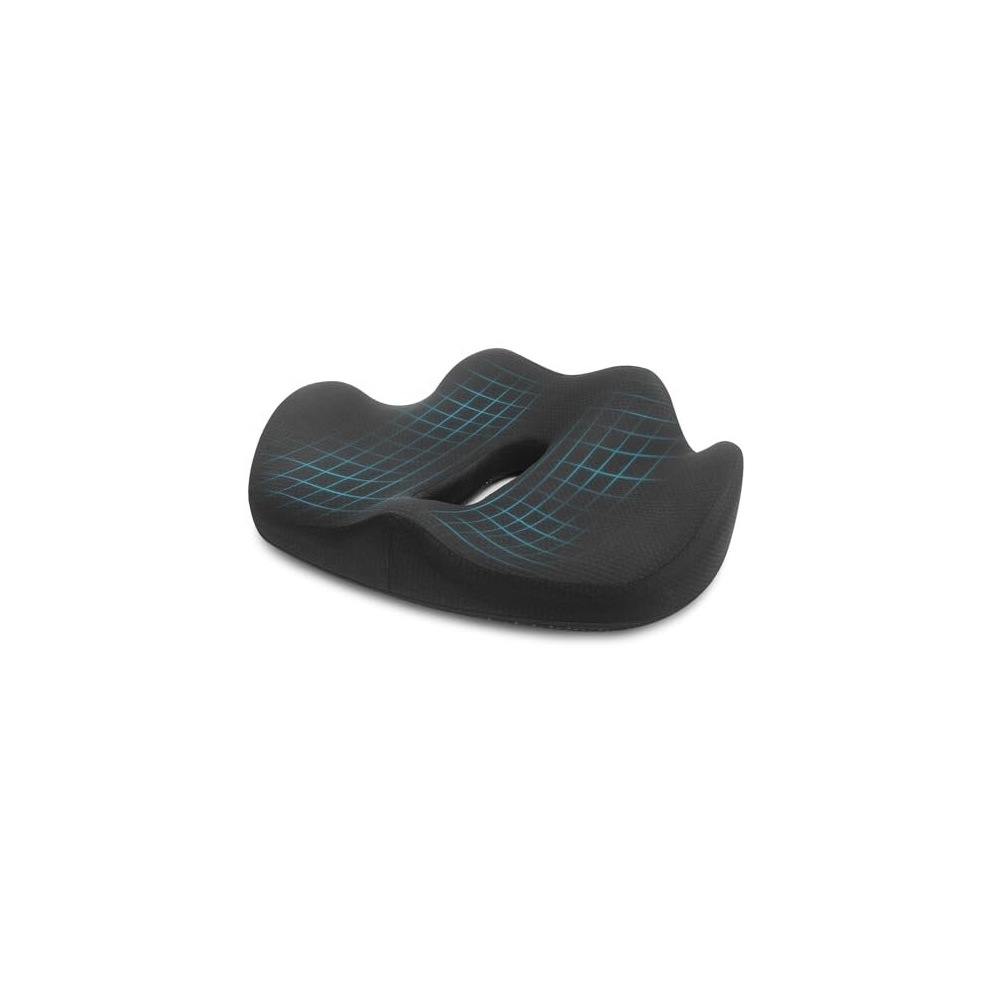 Masteymoh Ergonomic Seat Cushion For Office Chair, Memory Foam Seat Cushion For Hemorrhoids, Sciatica Seat Cushion Coccyx Pain Relief Cushion, Hemorrhoids Seat