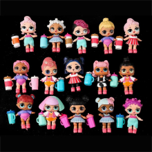 4PC/SET1PC Doll +1 Clothes +1 Shoes +1 Bottle LOL doll Big Girl Sister Doll Set LOL Playing Dolls Kids DIY Toy Gift