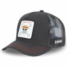 Cartoon One Piece Childrens Baseball Cap Luffy Zoro Pirate Flag Net Hat Hip Hop Outdoor Shade Fun Childrens Accessories Gift
