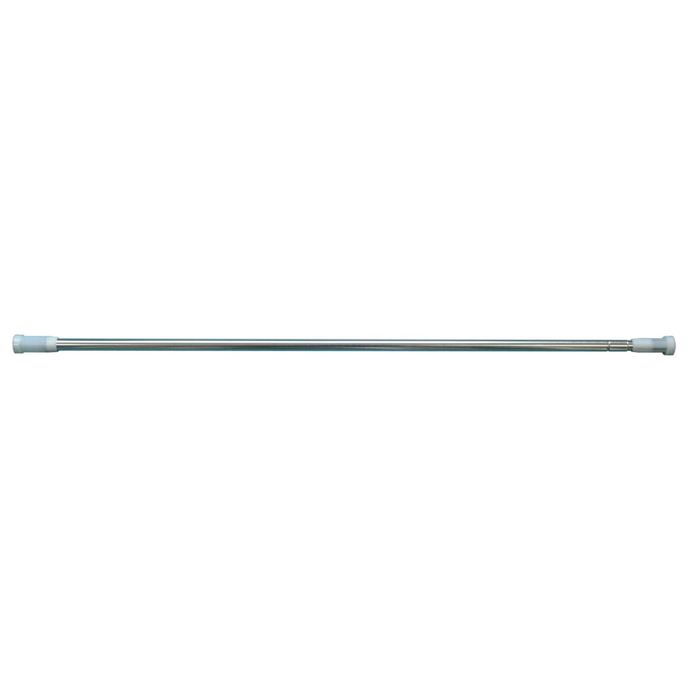 (Chrome ) 140-260cm Extendable Telescopic Shower Curtain Rod