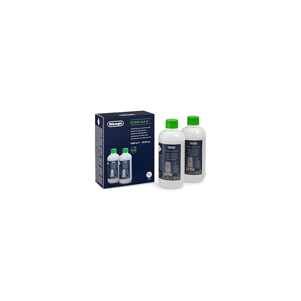 De'Longhi Original EcoDecalk Descaler for Fully Automatic Coffee Machine and Coffee Makers, Universal Descaler for 10 Descaling Processes, DLSC502, 2