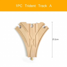 Wooden Track Railway Toys Beech Wooden Train Track Parts Accessories Fit Biro All Brands Wood Track Educational Toys for Kids