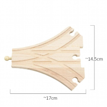 34 Models Wooden Track Parts Beech Wooden Railway Train Track TOY Accessories Fit for All Common Wooden Tracks