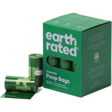 Earth Rated Dog Poo Bags, New Look, Guaranteed Leak Proof and Extra Thick Waste Bag Refill Rolls For Dogs, Lavender Scented, 270 Count