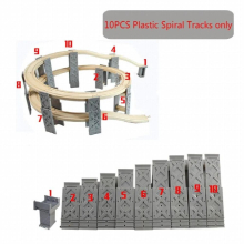 Wooden Track Railway Bridge Accessories Educational Toys Tunnel Cross Bridge Compatible all Wood Track Biro DIY At Home