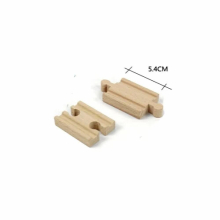 EDWONE-Wooden Railway All Kinds Wooden Track Slot Part Beech Wooden Railway Train Track TOY Accessories fit for Biro