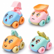 Cartoon Montessori Toys For Boys Pull Back Models Car Gift Baby Toys 0-12 Months The Boys Early Learning Educational Toys