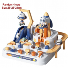 Racing Rail Car Model Racing Educational Car Toys Children Track Car Adventure Game Brain Game Mechanical Interactive Train Toy