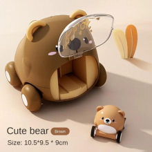Montessori Baby Cars for 1 Year Old Toddler Birthday Gift Toys Cartoon Car for Babies Boys Interactive Toy For Kids toy Children