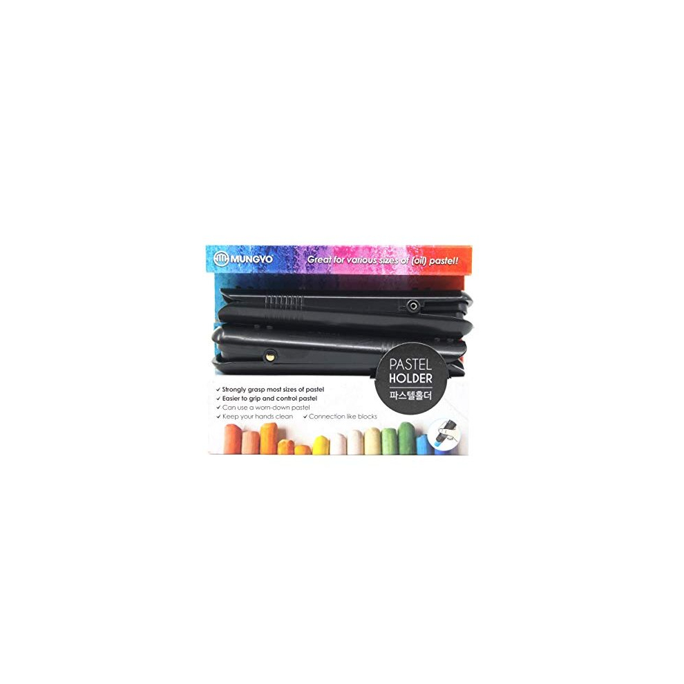 Mungyo Soft Oil Pastels Holder, Chalk Holder 2pcs, Great for various size of pastel
