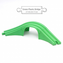 Plastic Grey Double Tunnel Wooden Train Track Accessories For Tunnel Track Train Baby Toy Wood Railway Toys for Kid