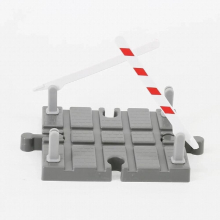 Plastic Road Gray Wooden Train Track Accessories Fit For All Brands Wooden Train Station Wood Track Toys For Children