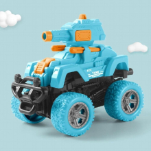 Collision Deformation Can Launch Tank Simulation Walking Six-wheel Inertial Off-road Vehicle Model Birthday Gift for Boys Girls