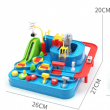 Racing Rail Car Model Racing Educational Toys Children Track Car Adventure Game Brain Game Mechanical Interactive Train Toy