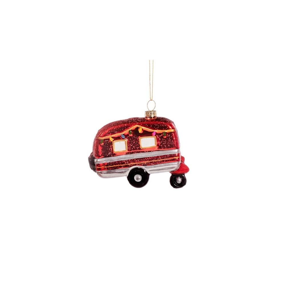 Sass & Belle Retro Caravan Shaped Bauble