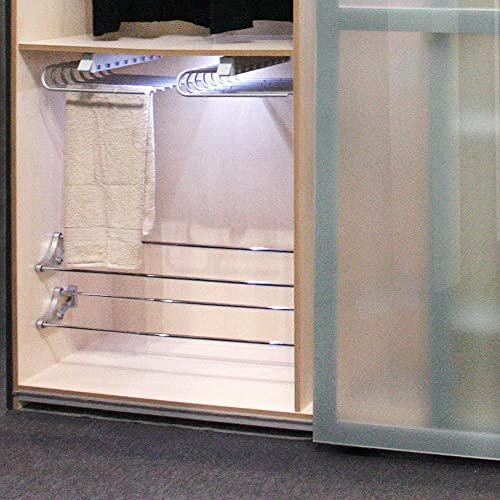 Emuca - Extendable shoe rack for wardrobe, shoe storage accessory for wardrobe interior 2