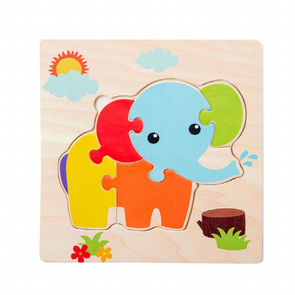 Baby Toys Wooden 3D Puzzle For Kids Wood Cartoon Animals Puzzle Jigsaw Intelligence Educational Learning Toys For Children Gift-image-OPC-PCZWKNH-NEW